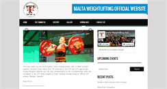 Desktop Screenshot of maltaweightlifting.com