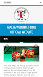 Mobile Screenshot of maltaweightlifting.com